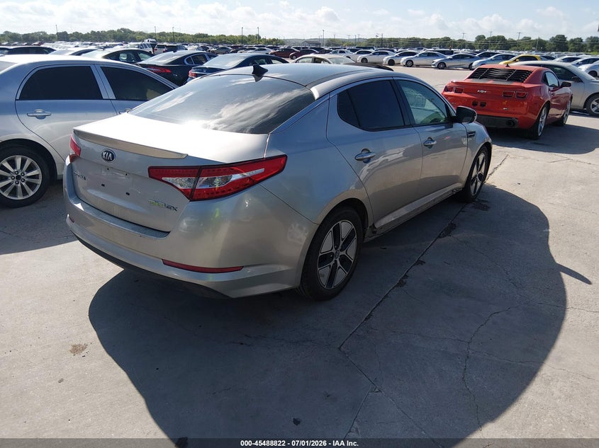 2013 Kia Optima VIN KNAGM4AD0D5042816 IAAI salvage auction — FRONT END, Original (Texas), sold $525 on 2026-07-20 (photo 4)