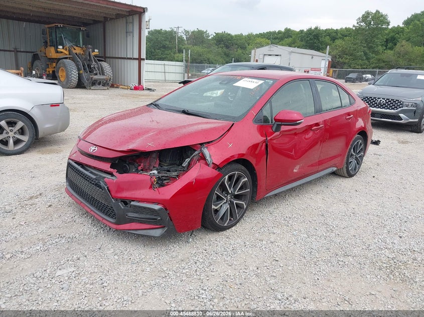 2020 Toyota Corolla VIN JTDS4RCE6LJ030823 IAAI salvage auction — FRONT END, Salvage (Ohio), sold $3,100 on 2026-07-29 (photo 2)