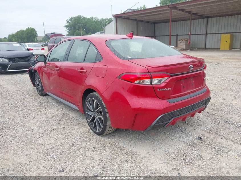 2020 Toyota Corolla VIN JTDS4RCE6LJ030823 IAAI salvage auction — FRONT END, Salvage (Ohio), sold $3,100 on 2026-07-29 (photo 3)