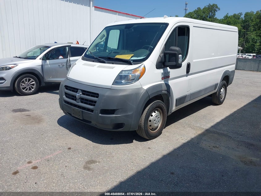 2018 Ram Promaster 1500 VIN 3C6TRVAG8JE154225 IAAI salvage auction — NORMAL WEAR, Sf97 (Maryland), sold $15,275 on 2026-08-18 (photo 2)