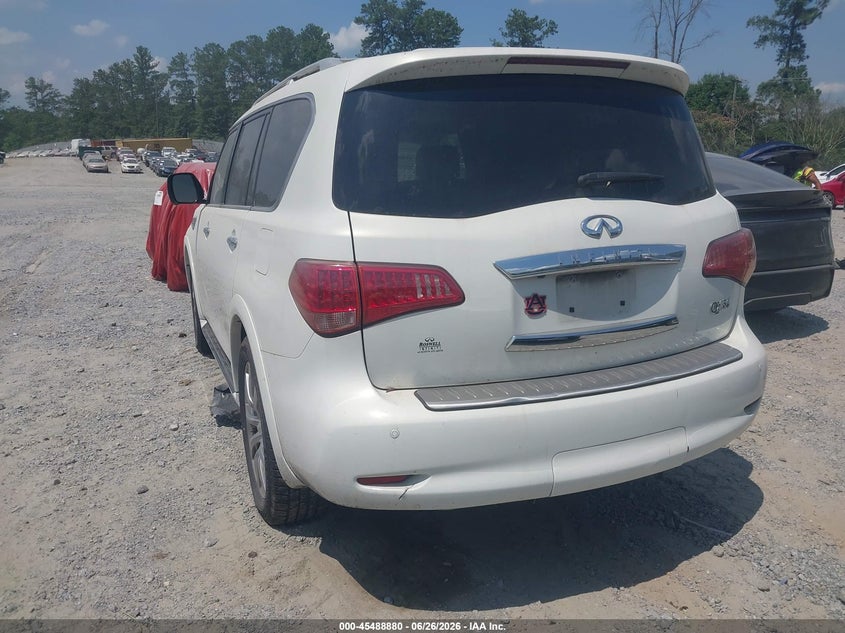 2013 Infiniti Qx56 VIN JN8AZ2NE7D9040933 IAAI salvage auction — NORMAL WEAR, Clear (Georgia), sold $1,450 on 2026-07-14 (photo 3)