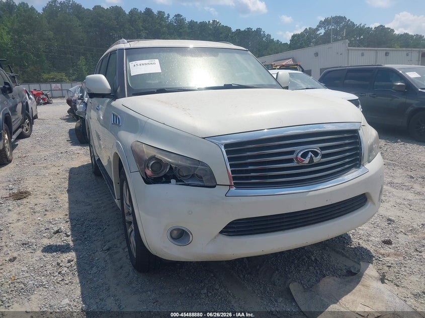 2013 Infiniti Qx56 VIN JN8AZ2NE7D9040933 IAAI salvage auction — NORMAL WEAR, Clear (Georgia), sold $1,450 on 2026-07-14 (photo 1)