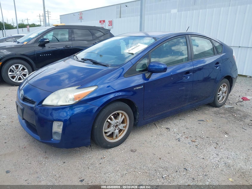 2010 Toyota Prius VIN JTDKN3DUXA1120294 IAAI salvage auction — RIGHT SIDE, Salvage (Texas), sold $600 on 2026-07-23 (photo 2)