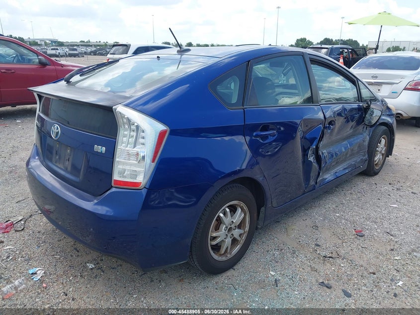 2010 Toyota Prius VIN JTDKN3DUXA1120294 IAAI salvage auction — RIGHT SIDE, Salvage (Texas), sold $600 on 2026-07-23 (photo 4)