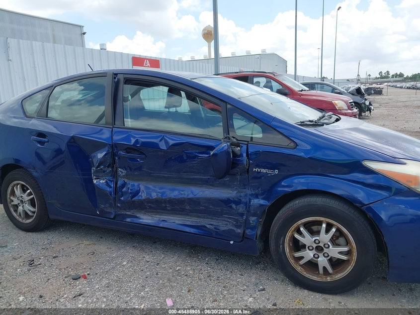 2010 Toyota Prius VIN JTDKN3DUXA1120294 IAAI salvage auction — RIGHT SIDE, Salvage (Texas), sold $600 on 2026-07-23 (photo 6)