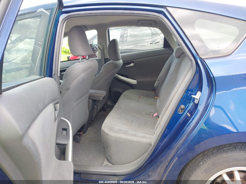2010 Toyota Prius VIN JTDKN3DUXA1120294 IAAI salvage auction — RIGHT SIDE, Salvage (Texas), sold $600 on 2026-07-23 (photo 8)