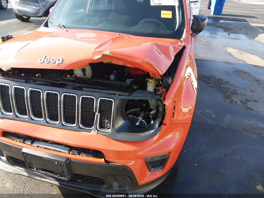 2019 Jeep Renegade VIN ZACNJBAB0KPJ77124 IAAI salvage auction — LEFT FRONT, Salvage (Missouri), sold $1,375 on 2026-08-18 (photo 6)