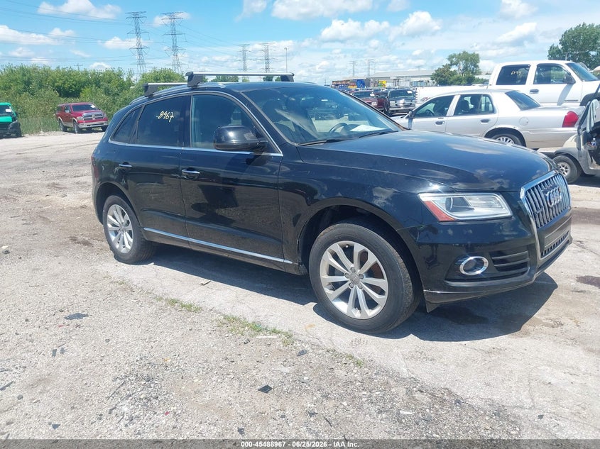 2016 Audi Q5 VIN WA1C2AFP2GA140339 IAAI salvage auction — NORMAL WEAR, Clear (Illinois), sold $1,150 on 2026-07-27 (photo 1)