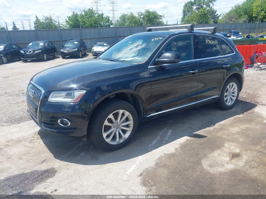 2016 Audi Q5 VIN WA1C2AFP2GA140339 IAAI salvage auction — NORMAL WEAR, Clear (Illinois), sold $1,150 on 2026-07-27 (photo 2)