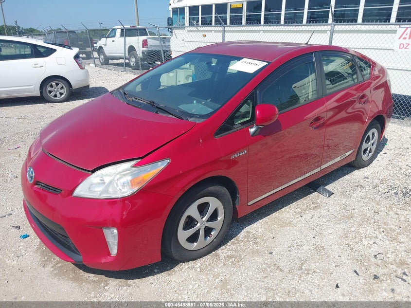 2012 Toyota Prius VIN JTDKN3DU7C1559696 IAAI salvage auction — NORMAL WEAR, Clear (Indiana), sold $475 on 2026-07-28 (photo 2)
