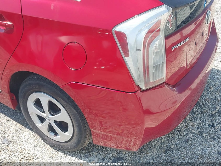 2012 Toyota Prius VIN JTDKN3DU7C1559696 IAAI salvage auction — NORMAL WEAR, Clear (Indiana), sold $475 on 2026-07-28 (photo 6)