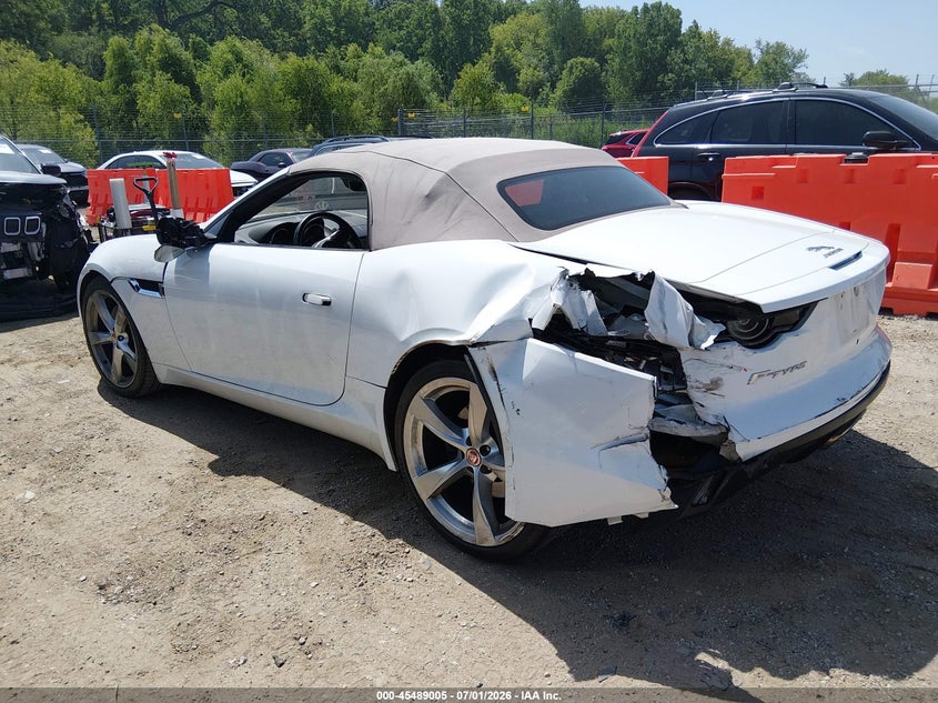 2019 Jaguar F-type VIN SAJDD5GX7KCK62980 IAAI salvage auction — LEFT REAR, Salvage (Illinois), sold $9,975 on 2026-09-05 (photo 3)