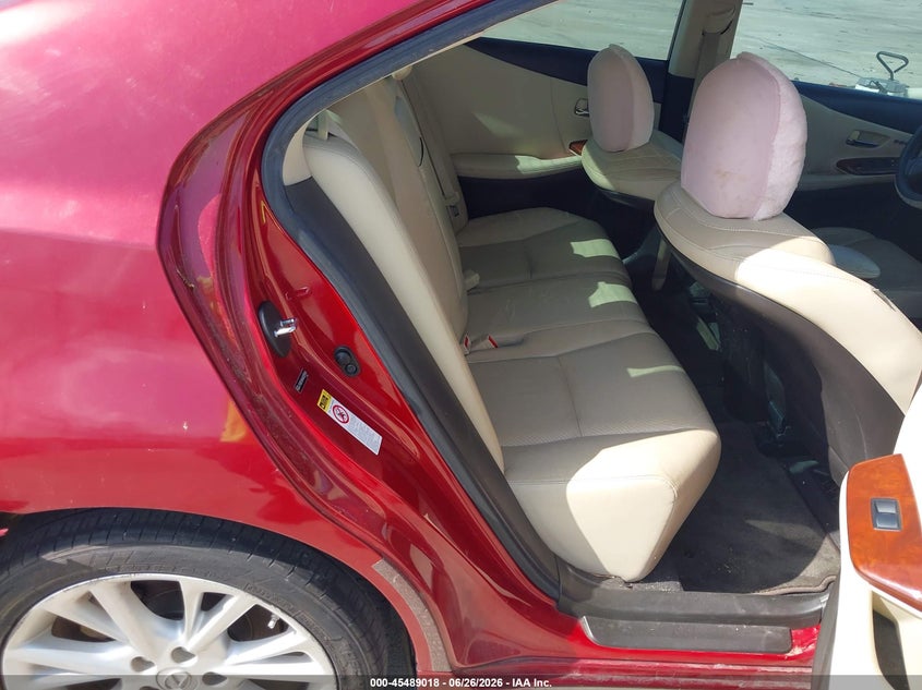 2010 Lexus Hs 250h VIN JTHBB1BA4A2025454 IAAI salvage auction — NORMAL WEAR, Original (Texas), sold $1,050 on 2026-07-24 (photo 8)