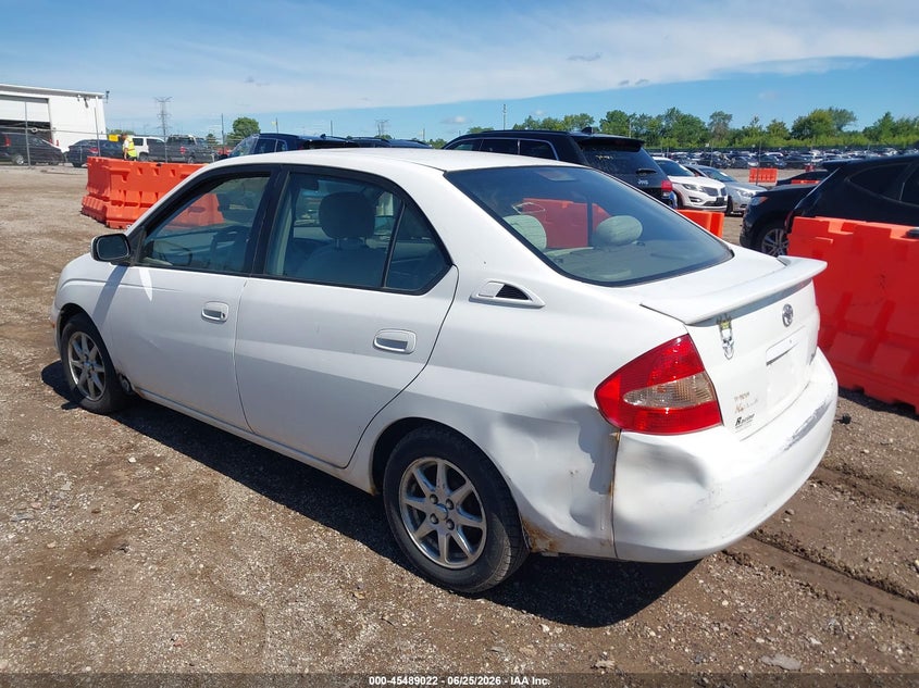 2002 Toyota Prius VIN JT2BK18U220067548 IAAI salvage auction — LEFT REAR, Clear (Illinois), sold $275 on 2026-07-22 (photo 3)