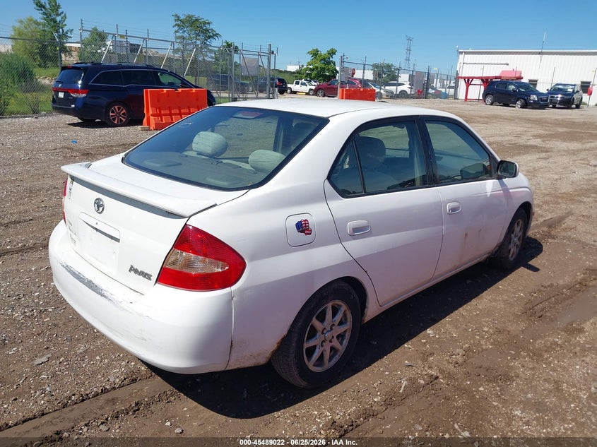 2002 Toyota Prius VIN JT2BK18U220067548 IAAI salvage auction — LEFT REAR, Clear (Illinois), sold $275 on 2026-07-22 (photo 4)