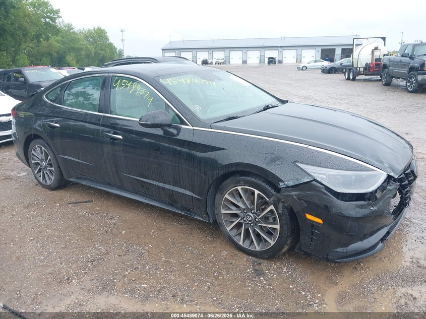 2020 Hyundai Sonata VIN 5NPEH4J2XLH005137 IAAI salvage auction — FRONT END, Salvage (Indiana), sold $5,400 on 2026-07-29 (photo 1)