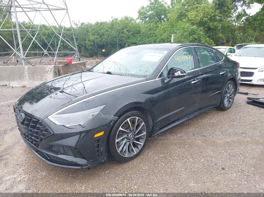 2020 Hyundai Sonata VIN 5NPEH4J2XLH005137 IAAI salvage auction — FRONT END, Salvage (Indiana), sold $5,400 on 2026-07-29 (photo 2)