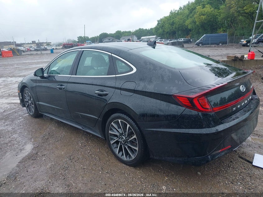 2020 Hyundai Sonata VIN 5NPEH4J2XLH005137 IAAI salvage auction — FRONT END, Salvage (Indiana), sold $5,400 on 2026-07-29 (photo 3)