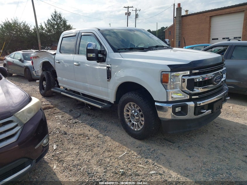 2022 Ford F250 VIN 1FT7W2B63NEG29904 IAAI salvage auction — REAR END, Salvage Title, sold $15,100 on 2026-07-27 (photo 1)