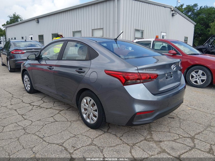 2020 Hyundai Accent VIN 3KPC24A63LE118704 IAAI salvage auction — RIGHT REAR, Sf97 (Ohio), sold $7,050 on 2026-08-12 (photo 3)