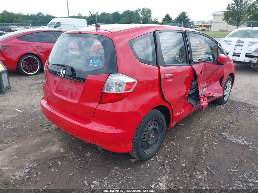 2013 Honda Fit VIN JHMGE8H38DC026166 IAAI salvage auction — SIDE, Mv-907A (New York), sold $950 on 2026-07-14 (photo 4)