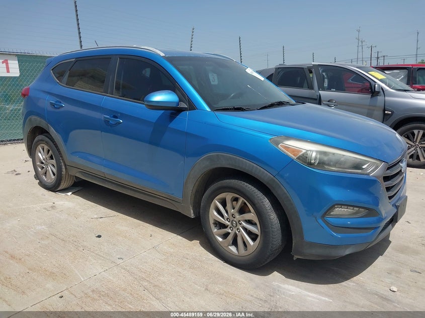 2016 Hyundai Tucson VIN KM8J33A46GU071684 IAAI salvage auction — NORMAL WEAR, Original (Texas), sold $2,400 on 2026-07-06 (photo 1)