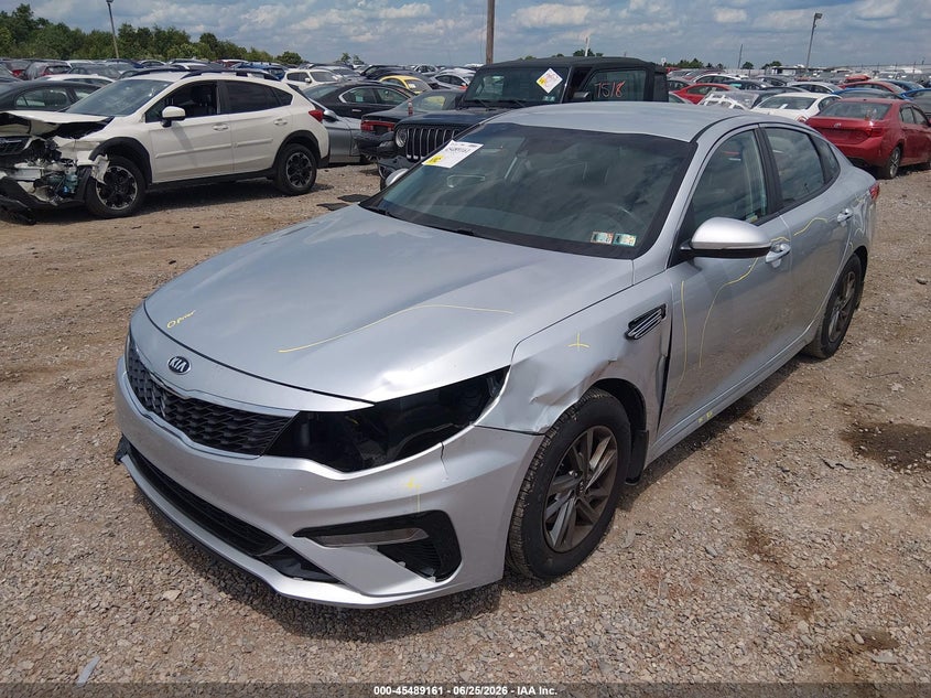 2019 Kia Optima VIN 5XXGT4L34KG336058 IAAI salvage auction — LEFT FRONT, Salvage Title, sold $25 on 2026-07-29 (photo 6)