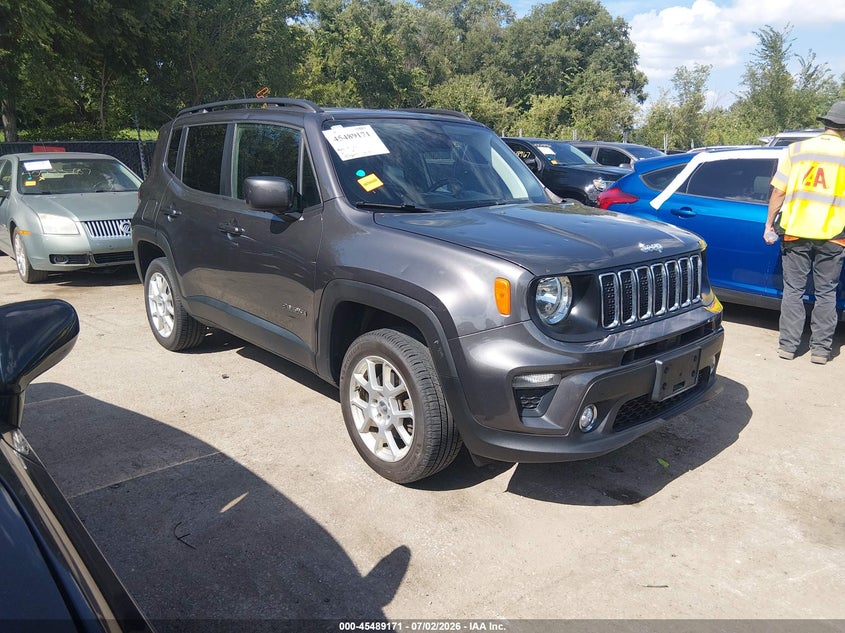 2019 Jeep Renegade VIN ZACNJBBB4KPK24914 IAAI salvage auction — HAIL, Salvage (Missouri), sold $3,450 on 2026-07-22 (photo 1)
