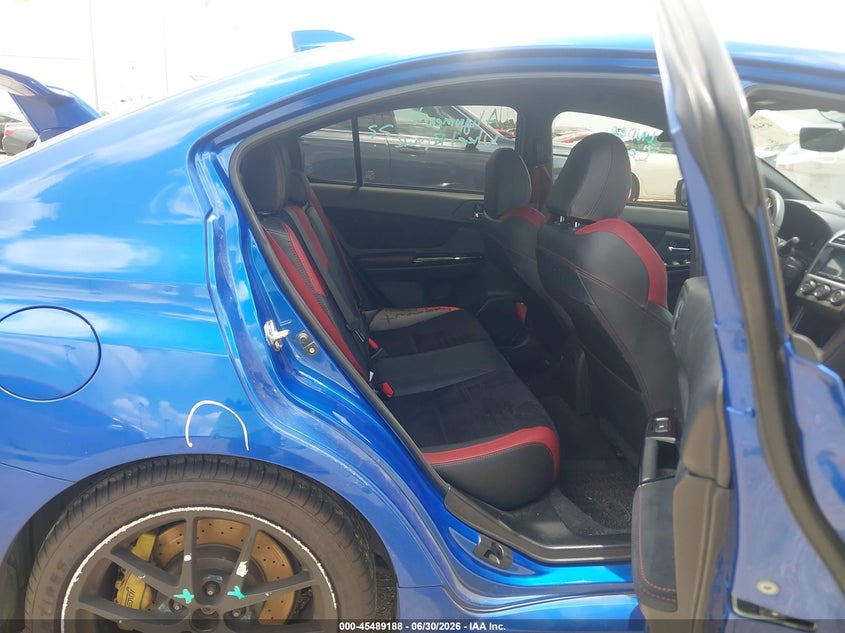 2020 Subaru Wrx sti VIN JF1VA2E67L9818696 IAAI salvage auction — LEFT SIDE, Wait Title, sold $7,100 on 2026-09-03 (photo 8)
