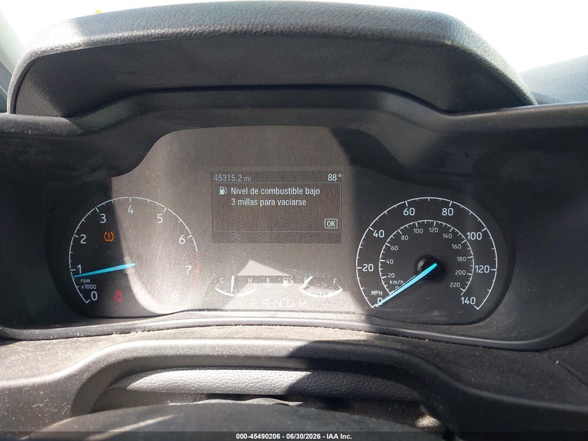 2021 Ford Transit VIN NM0LS7E22M1493977 IAAI salvage auction — UNKNOWN, Enterprise Vehicles Clear Only (Texas), sold $9,100 on 2026-07-20 (photo 7)