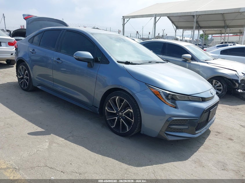 2020 Toyota Corolla VIN JTDS4RCE0LJ002015 IAAI salvage auction — REAR END, Salvage (California), sold $3,800 on 2026-07-29 (photo 1)