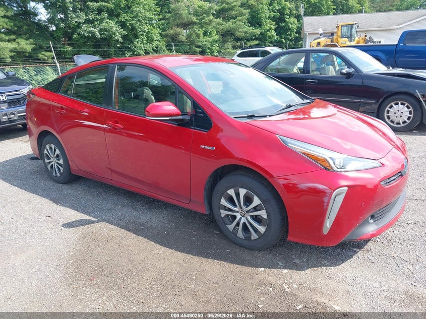 2019 Toyota Prius VIN JTDL9RFU0K3001717 IAAI salvage auction — LEFT REAR, Salvage (Ohio), sold $2,250 on 2026-07-27 (photo 1)