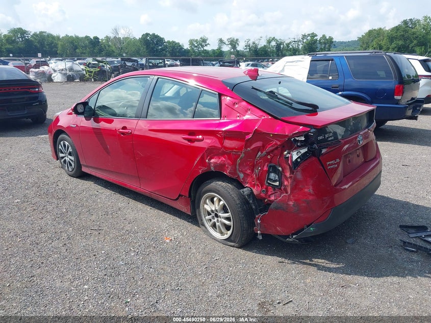 2019 Toyota Prius VIN JTDL9RFU0K3001717 IAAI salvage auction — LEFT REAR, Salvage (Ohio), sold $2,250 on 2026-07-27 (photo 3)