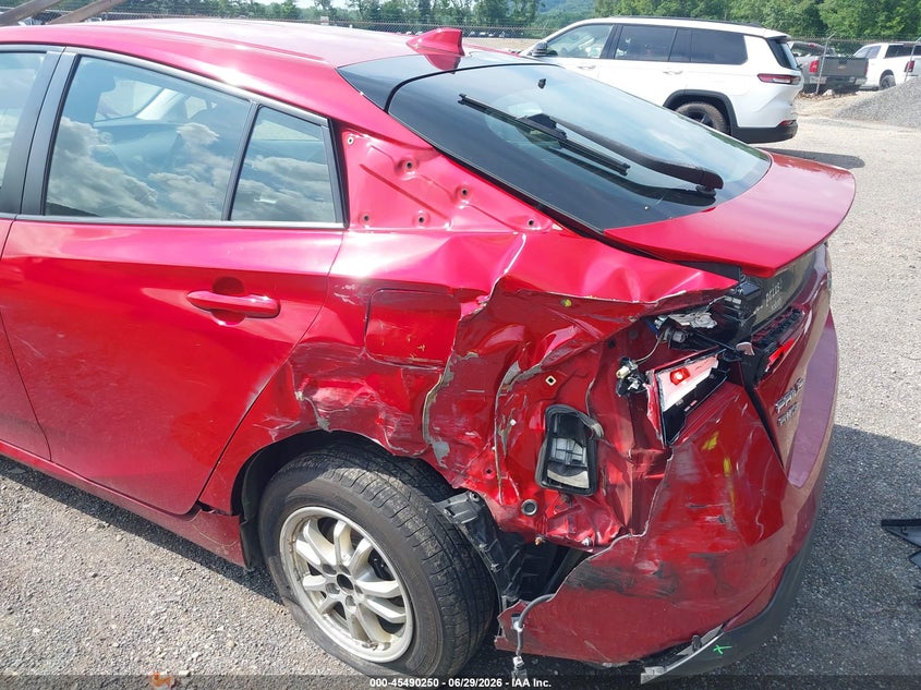 2019 Toyota Prius VIN JTDL9RFU0K3001717 IAAI salvage auction — LEFT REAR, Salvage (Ohio), sold $2,250 on 2026-07-27 (photo 6)