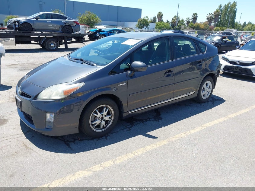 2011 Toyota Prius VIN JTDKN3DUXB1430382 IAAI salvage auction — REAR END, Salvage (California), sold $2,750 on 2026-07-13 (photo 2)