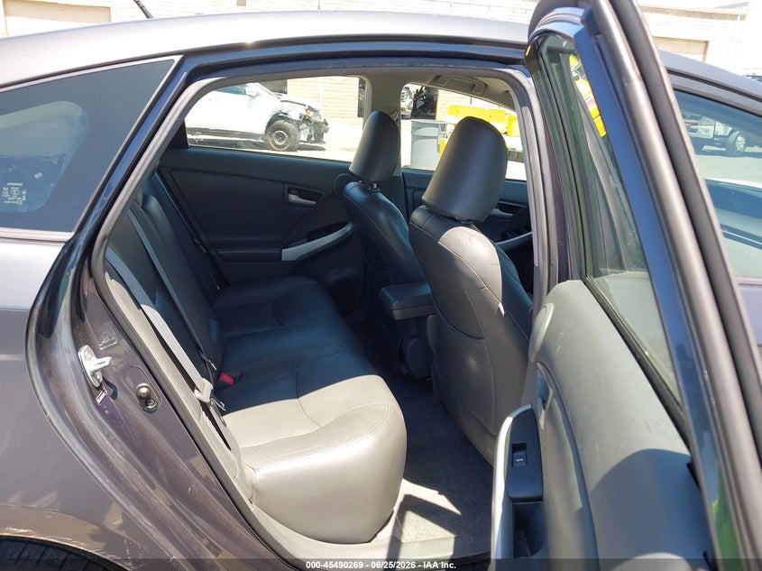 2011 Toyota Prius VIN JTDKN3DUXB1430382 IAAI salvage auction — REAR END, Salvage (California), sold $2,750 on 2026-07-13 (photo 8)