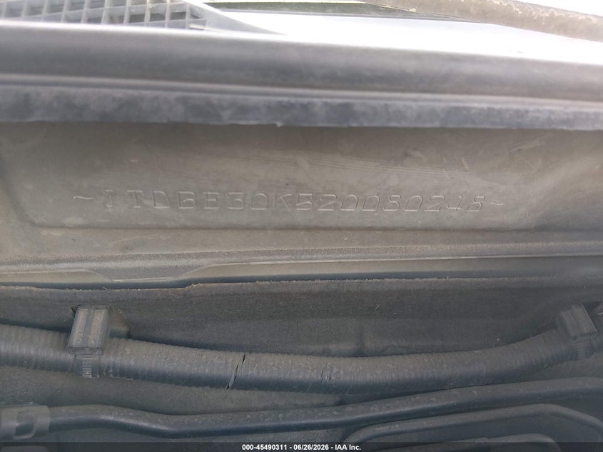2002 Toyota Camry VIN JTDBE30K520080248 IAAI salvage auction — LEFT SIDE, Salvage (California), sold $475 on 2026-07-14 (photo 9)