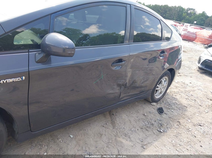 2010 Toyota Prius VIN JTDKN3DU5A1102608 IAAI salvage auction — LEFT SIDE, Salvage (Georgia), sold $900 on 2026-08-01 (photo 6)