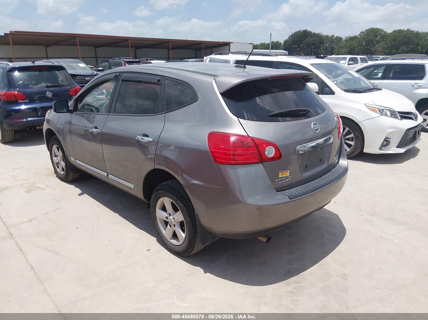 2013 Nissan Rogue VIN JN8AS5MV9DW150228 IAAI salvage auction — FRONT & REAR, Original (Texas), sold $250 on 2026-07-28 (photo 3)