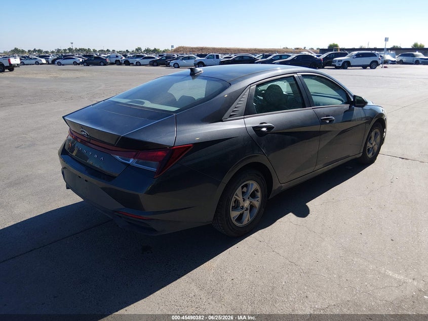 2021 Hyundai Elantra VIN 5NPLL4AG5MH049825 IAAI salvage auction — NORMAL WEAR, Sf97 (California), sold $7,550 on 2026-07-30 (photo 4)