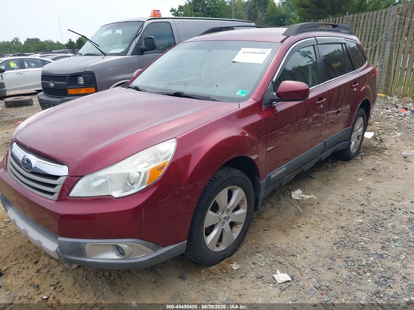 2012 Subaru Outback VIN 4S4BRBJC5C3259973 IAAI salvage auction — NORMAL WEAR, Clear (Virginia), sold $975 on 2026-08-01 (photo 2)