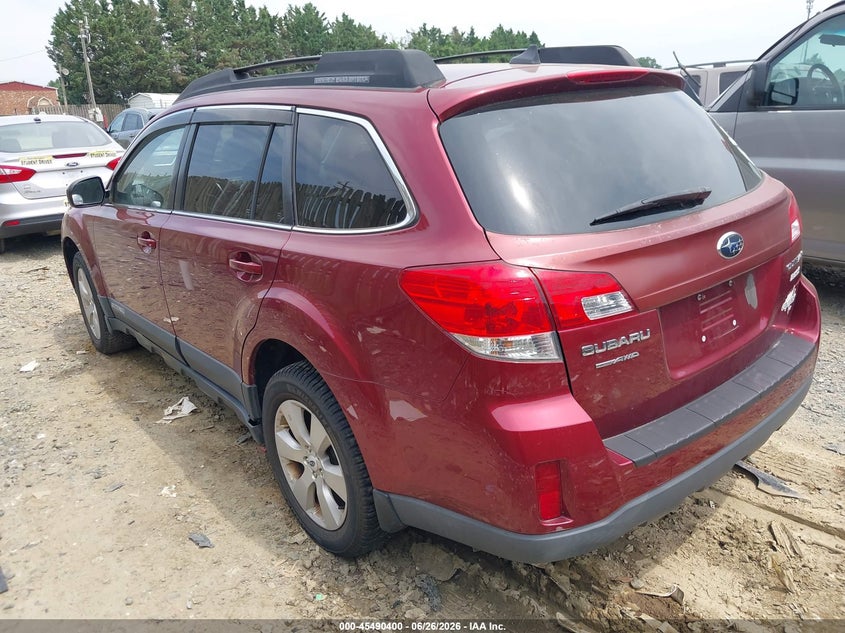 2012 Subaru Outback VIN 4S4BRBJC5C3259973 IAAI salvage auction — NORMAL WEAR, Clear (Virginia), sold $975 on 2026-08-01 (photo 3)