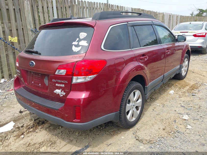 2012 Subaru Outback VIN 4S4BRBJC5C3259973 IAAI salvage auction — NORMAL WEAR, Clear (Virginia), sold $975 on 2026-08-01 (photo 4)
