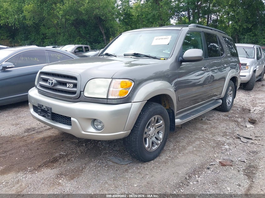 2004 Toyota Sequoia VIN 5TDZT34AX4S219957 IAAI salvage auction — NORMAL WEAR, Clear (Indiana), sold $1,050 on 2026-07-08 (photo 2)