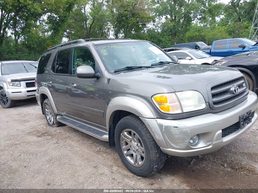 2004 Toyota Sequoia VIN 5TDZT34AX4S219957 IAAI salvage auction — NORMAL WEAR, Clear (Indiana), sold $1,050 on 2026-07-08 (photo 6)