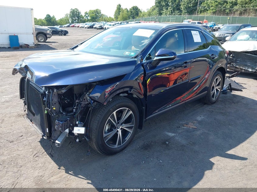 2025 Lexus Rx VIN 2T2BAMCA4SC109342 IAAI salvage auction — FRONT END, Salvage (Pennsylvania), sold $21,600 on 2026-08-03 (photo 2)