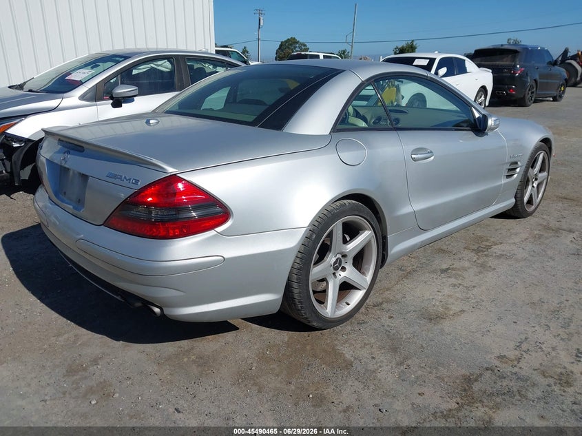 2007 Mercedes-benz Sl-class VIN WDBSK72F57F118936 IAAI salvage auction — LEFT FRONT, Salvage (California), sold $9,500 on 2026-07-10 (photo 4)