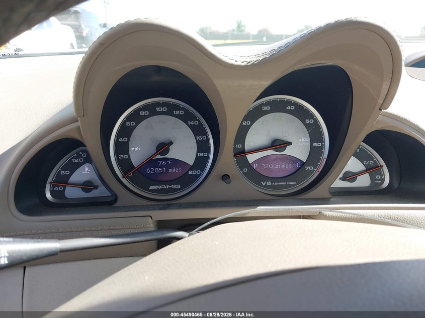 2007 Mercedes-benz Sl-class VIN WDBSK72F57F118936 IAAI salvage auction — LEFT FRONT, Salvage (California), sold $9,500 on 2026-07-10 (photo 7)