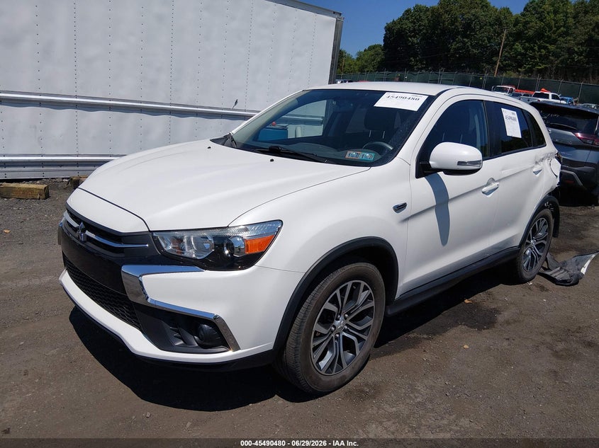 2018 Mitsubishi Outlander VIN JA4AR3AU9JU012701 IAAI salvage auction — LEFT REAR, Salvage (Pennsylvania), sold $3,900 on 2026-07-14 (photo 2)