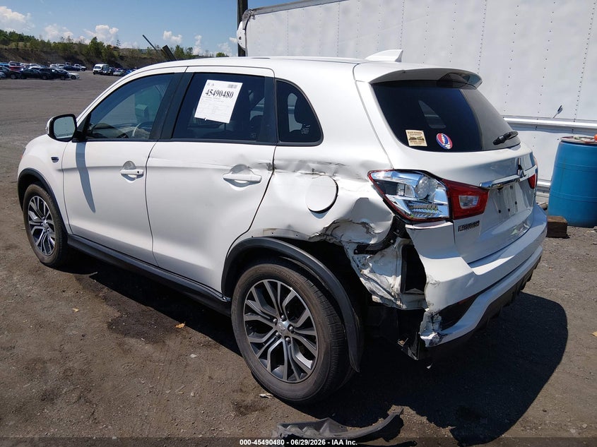 2018 Mitsubishi Outlander VIN JA4AR3AU9JU012701 IAAI salvage auction — LEFT REAR, Salvage (Pennsylvania), sold $3,900 on 2026-07-14 (photo 3)